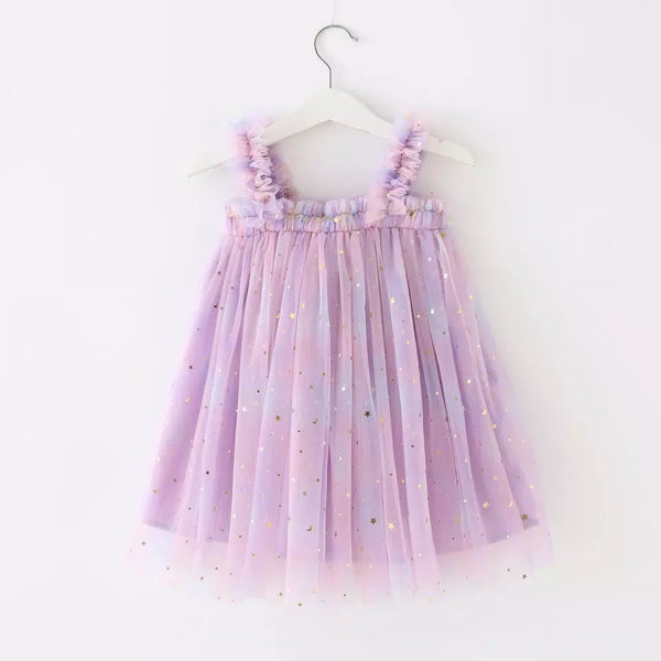 READY TO SHIP - Toddler Purple Tulle Dress (4T)