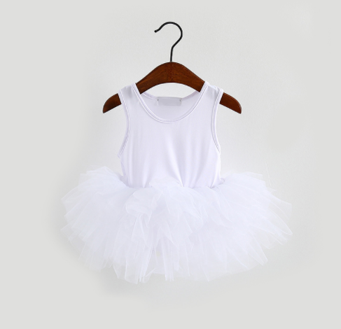 Toddler/Kids White Tutu Dress