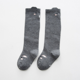 Baby/Toddler Grey Squirrel Knee High Socks