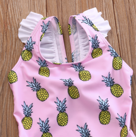 Baby/Toddler Pink Pineapple Swimsuit