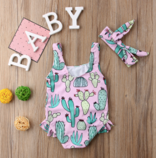 Baby/Toddler Cactus Swimsuit
