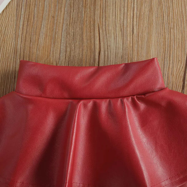 Baby/Toddler Vegan Leather Skirt