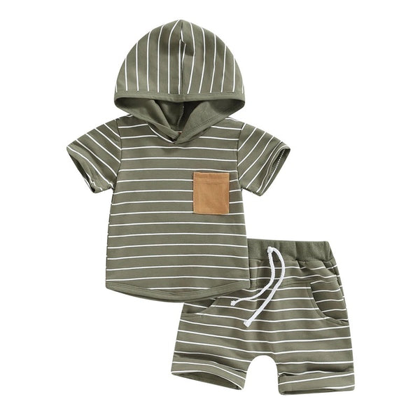 Baby/Toddler Striped Hoodie Set