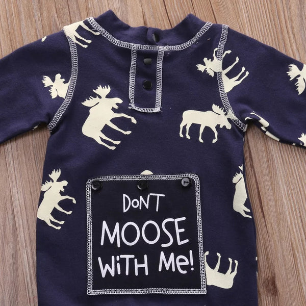 Baby/Toddler Moose Romper