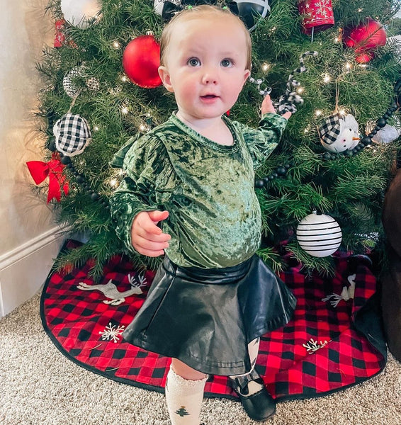 Baby/Toddler Vegan Leather Skirt