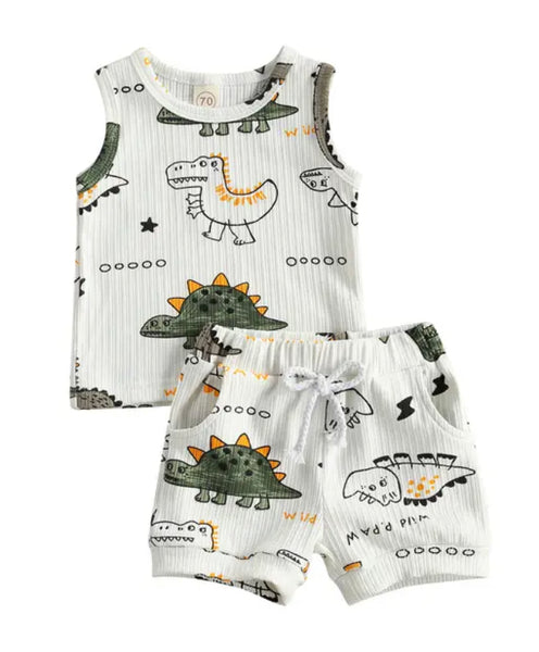 Baby/Toddler Dinosaur Shorts Set