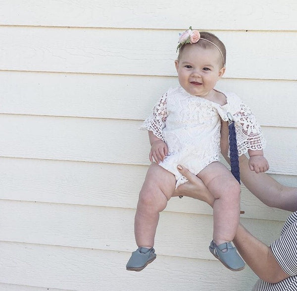 Baby/Toddler White Lace Bodysuit