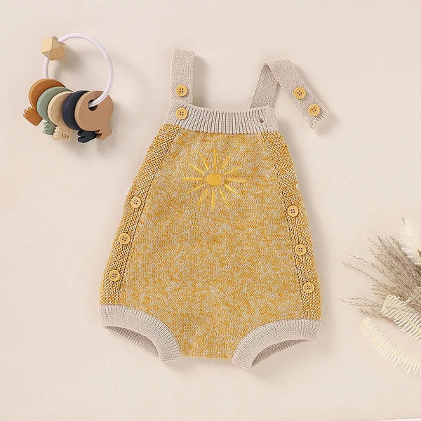 Baby/Toddler Sun Knitted Romper