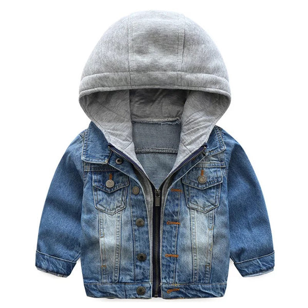 Toddler Denim Hooded Jacket