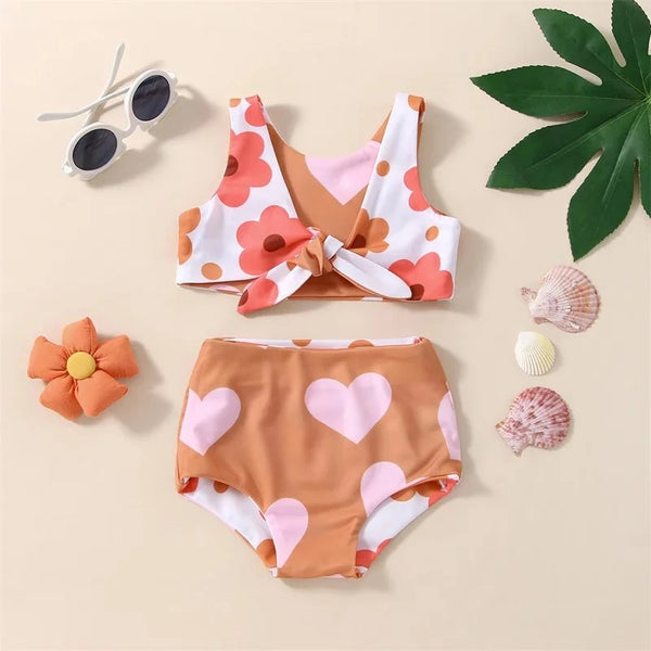 Baby/Toddler Reversible Floral Swimsuit