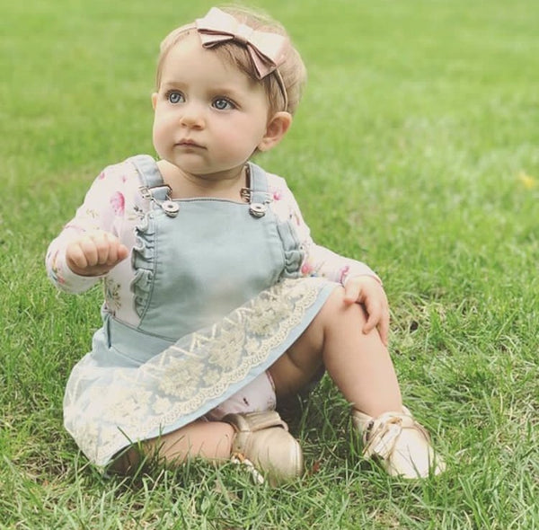 Baby/Toddler Overall Lace Dress
